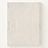 ラベンダー素朴植物学 |カスタマイズ可能 ノートブック (裏面)