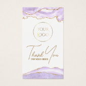 ラベンダー紫色のagateパッケージの挿入 (正面)