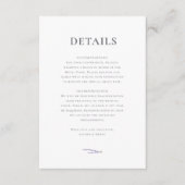 ラベンダー結婚フィールド エンクロージャーカード (正面)