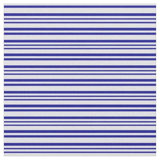 ラベンダー色と濃い青色の色のストライプ ファブリック (クローズアップ)
