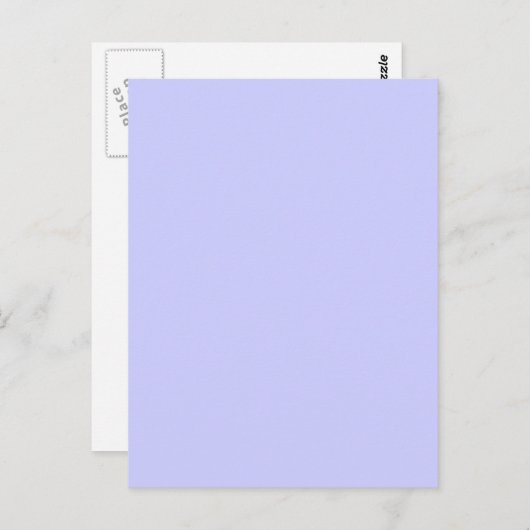 ラベンダー色のアクセントデコカスタマイズア ポストカード (正面/裏面)
