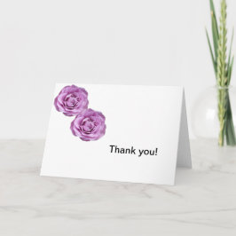 ラベンダー色のバラの写真 カード