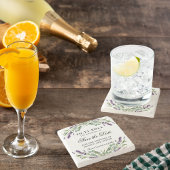 ラベンダー色の紫結婚色の緑を保存 ストーンコースター