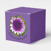 ラベンダー色の花 フェイバーボックス (正面サイド)