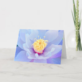 ラベンダー花のメモカード サンキューカード