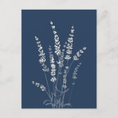 ラベンダー花はがき ポストカード (正面)