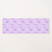 ラベンダー花パープルヨガマット ヨガマット (正面(横))