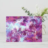 ラベンダー花招待状 (スタンド正面)