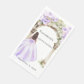 ラベンダー花柄アーチドレス キンセañera (コーナー)