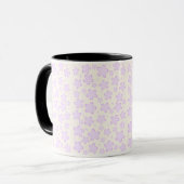 ラベンダー花柄マグカップ マグカップ (正面左)