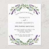 ラベンダー花模様は50結婚周年を迎える (正面)