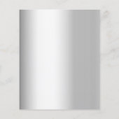 ラベンダー花模様シルバー予算の結婚誓い更新 (裏面)