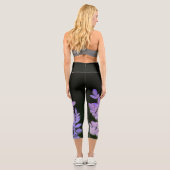 ラベンダー葉にモリンガ カプリレギンス (裏面)