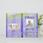 ラベンダー葬儀テンプレート (スタンド正面)