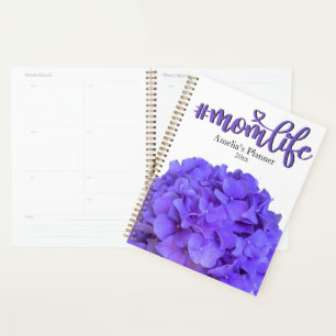 ラベンダー薄紫紫色の花フローラ#momlife プランナー手帳