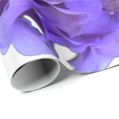 ラベンダー薄紫紫色アジサイ紫色の花 ラッピングペーパー (ロールコーナー)