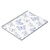 ラベンダー蝶 ノートブック (左側)