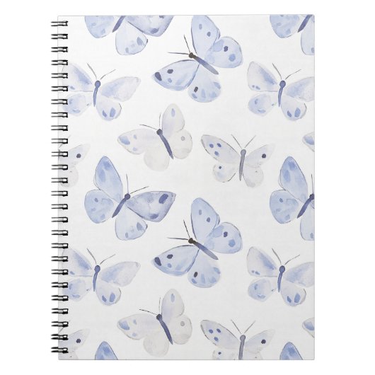 ラベンダー蝶 ノートブック (正面)