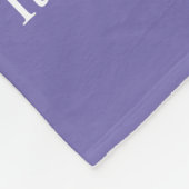 ラベンダー認識度リボンがんフリースブランケット フリースブランケット (角)