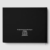 ラベンダー通りの明るい側面 ゲストブック (裏面)