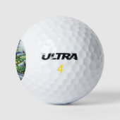 ラベンダー通りの明るい側面 ゴルフボール (ロゴ)