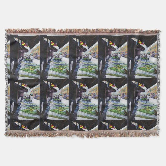 ラベンダー通り（シンガポール） スローブランケット (正面)