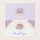 ラベンダー金ゴールドクラウンプリンセスシャワーサンキュー (外部フラット)