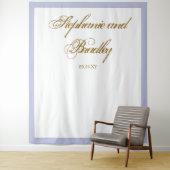 ラベンダー金ゴールドミニマリストエレガントなウェディング背景 タペストリー (インサイチュ)