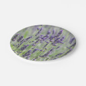 ラベンダー開花フローラ ペーパープレート (アングル)