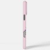 ラベンダー開花モノグラムの:イニシャル'G' Case-Mate iPhoneケース (裏面 / 右)