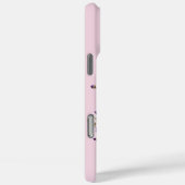 ラベンダー開花モノグラムの:イニシャル'W' Case-Mate iPhoneケース (裏面 / 右)