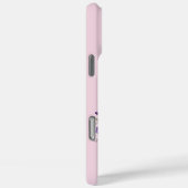 ラベンダー開花モノグラムの:イニシャル'Z' Case-Mate iPhoneケース (裏面 / 右)