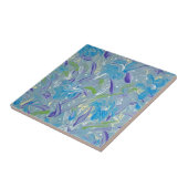 ラベンダー雨用セラミックタイル タイル (側面)