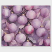 ラベンダー霜:繊細な水色の冬の輝き ラッピングペーパー (フラット)