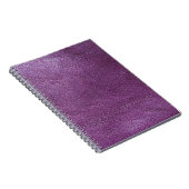 ラベンダー革 ノートブック (右側)