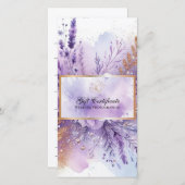 ラベンダー魅力的ギフト券 (正面/裏面)