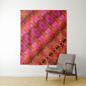 ラベンダー1974イカット13 タペストリー (インサイチュ)