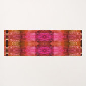 ラベンダー1974イカット13 ヨガマット (裏面(横))