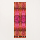 ラベンダー1974イカット13 ヨガマット (裏面)