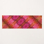 ラベンダー1974イカット13 ヨガマット (正面(横))