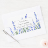 'ラベンダー2のフィールド'住所 シール (封筒)