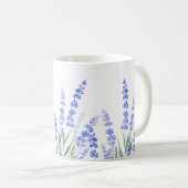ラベンダー2のフィールド コーヒーマグカップ (正面右)