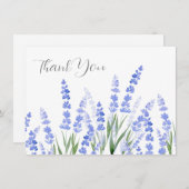 ラベンダー2のフィールド サンキューカード (正面/裏面)