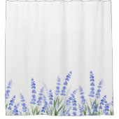 ラベンダー2のフィールド シャワーカーテン (正面)