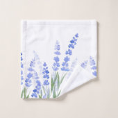 ラベンダー2のフィールド バスタオルセット (ウォッシュタオル)