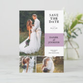 ラベンダー3 – フォトギャラリー結婚式の日付を保存 セーブザデート (スタンド正面)