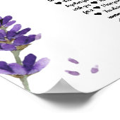 ラベンダー80の理由私たちはおばあちゃんの誕生日p ポスター (角)