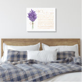 ラベンダー90私たちはあなたのおばあちゃんの誕生日を愛する理由 キャンバスプリント (インサイチュ (寝室))