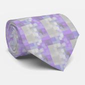 "ラベンダー"の幾何学的な芸術のタイ ネクタイ (ロール)