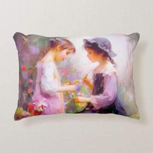 ラベンダー アクセントクッション (正面)